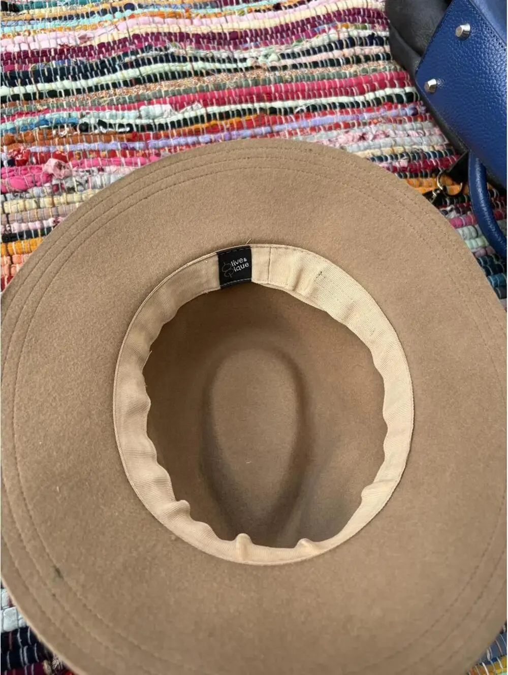 American Vintage Women's Tan and Brown Hat